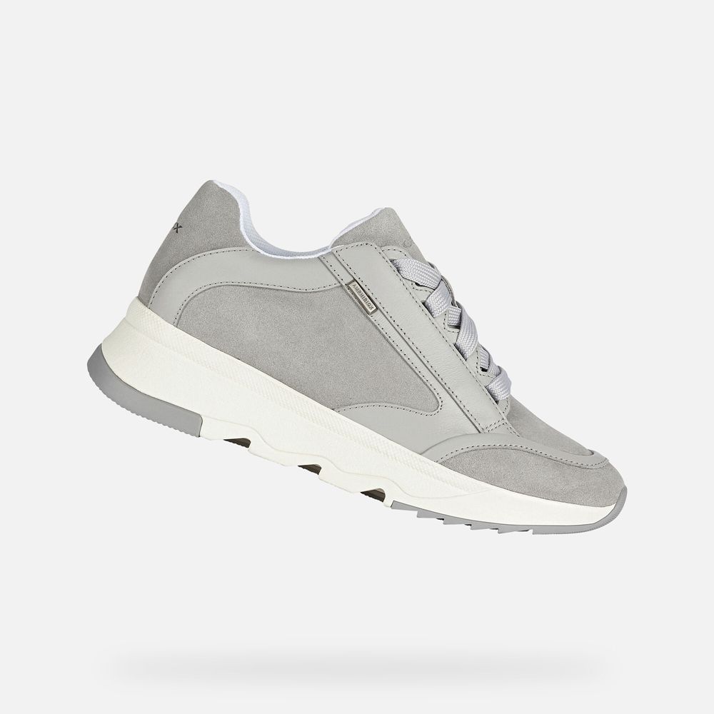 Geox Sneakers Grey Falena Abx - Geox Womens Shoes - PRJGEA413